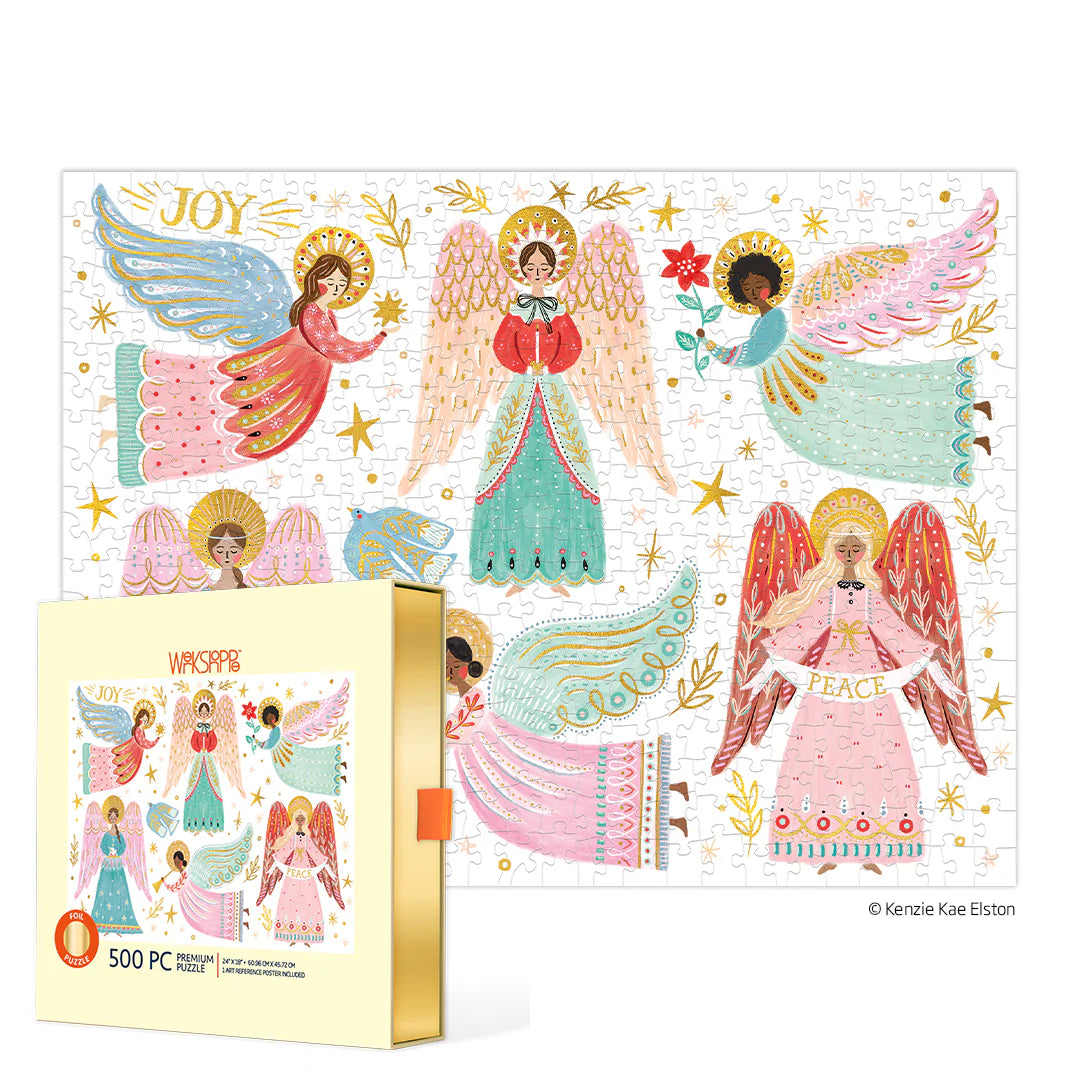 WerkShoppe Heavenly Angels 500 Piece Puzzle