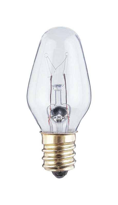 Westinghouse 7 W C7 Candelabra Incandescent Bulb E12 (Candelabra) Clear - 4 pk