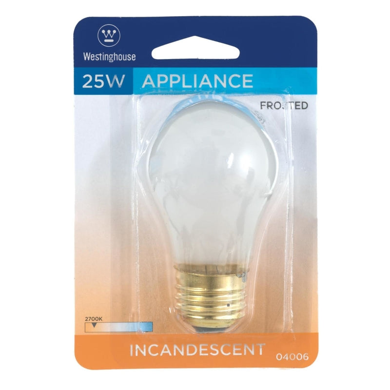 Westinghouse A15 Appliance Incandescent Bulb E26 (Medium) - White