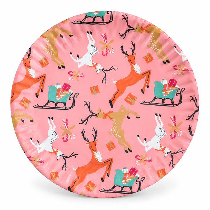 Vintage Christmas Melamine Plate