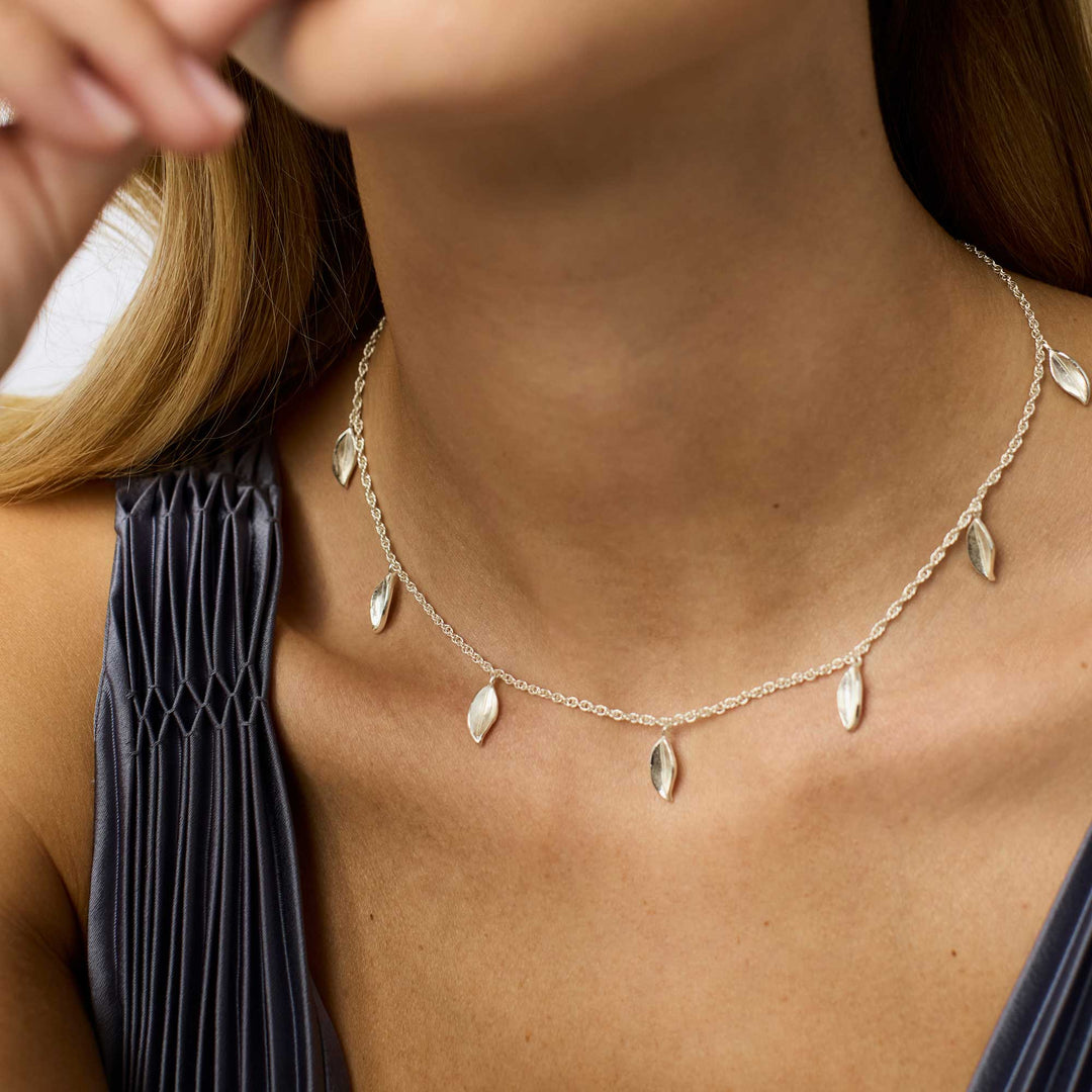 Julie Vos Willow Delicate Charm Necklace