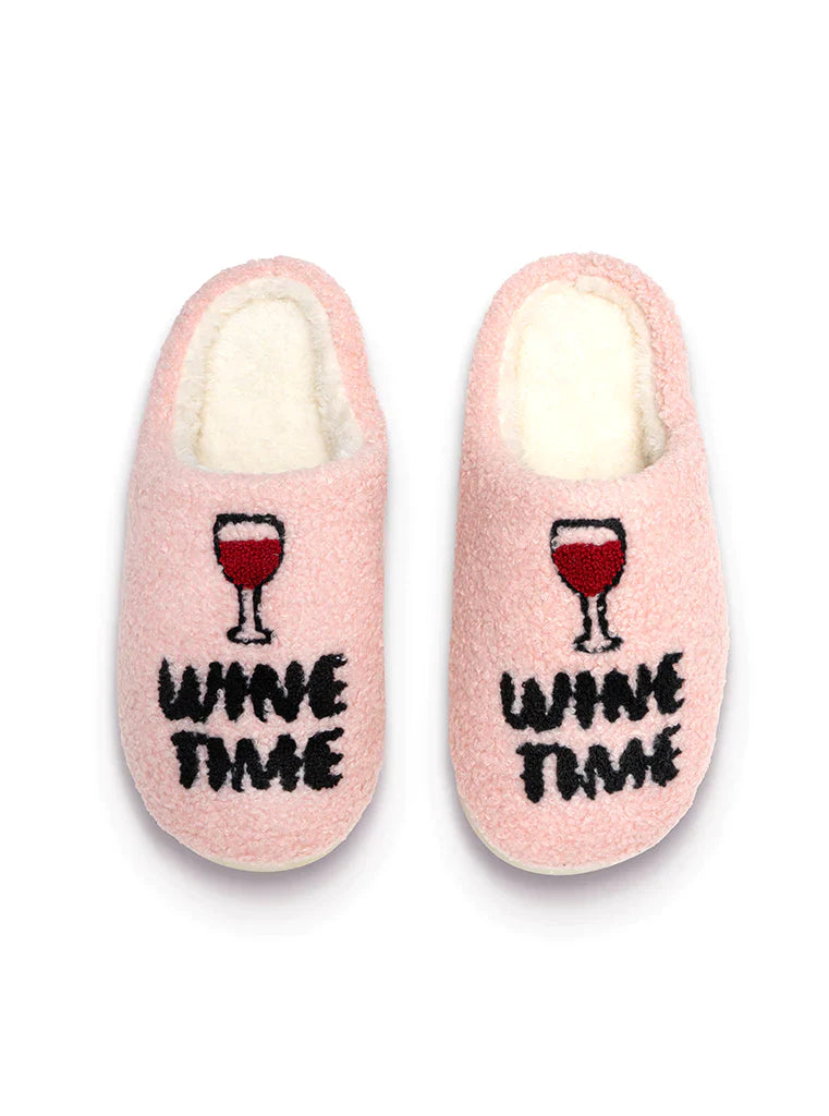 Living Royal Slippers Wine Time
