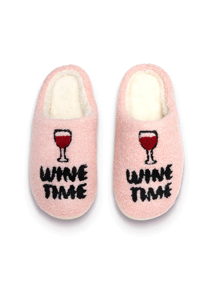 Living Royal Slippers Wine Time