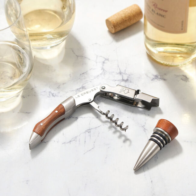 Le Creuset Rosewood Waiter's Friend and Stopper Set