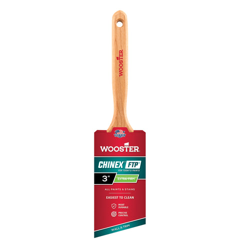 Wooster Chinex FTP 3 in. Extra Firm Angle Trim Paint Brush