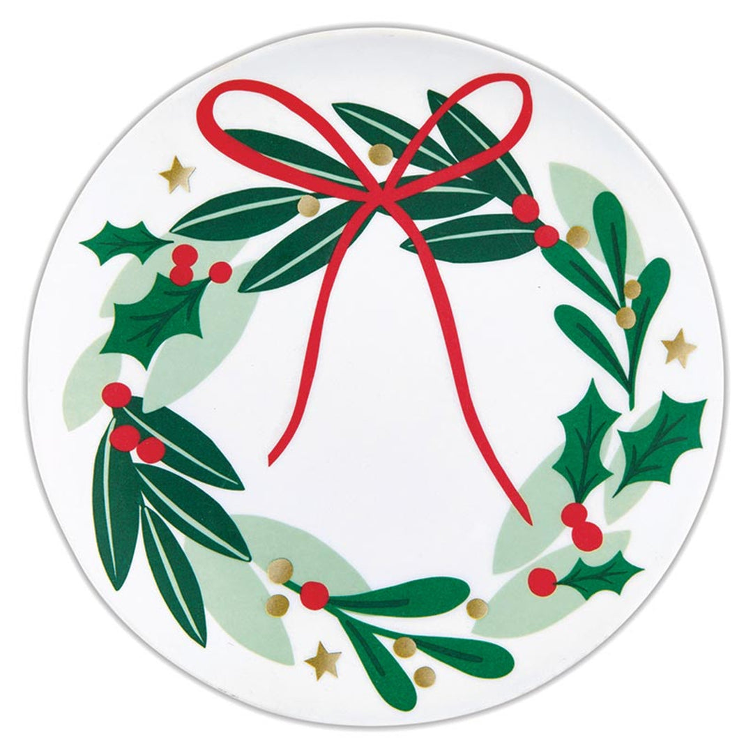 Wreath Melamine Plates