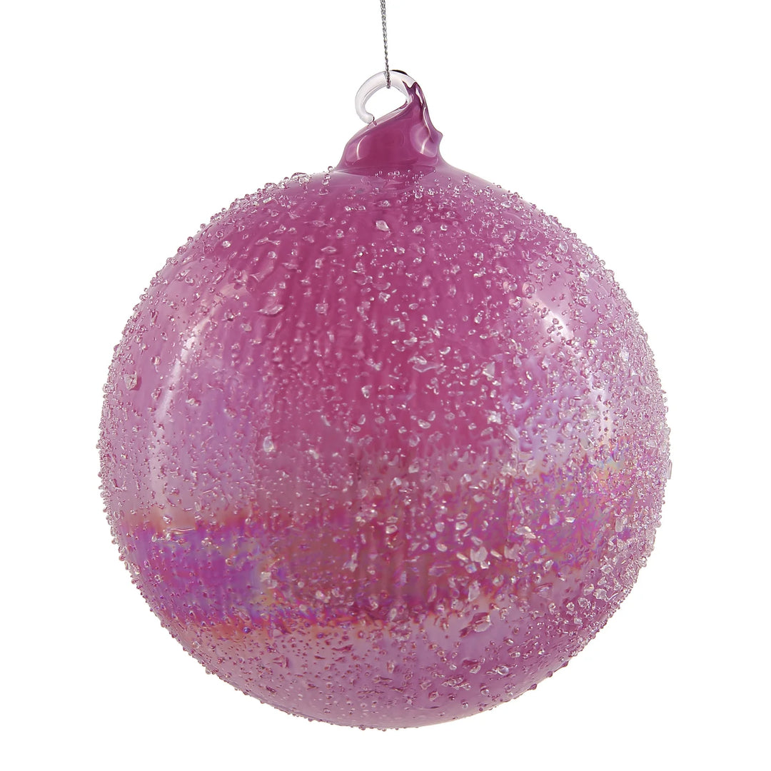 Jim Marvin 120mm Glass Beaded Ball Ornament