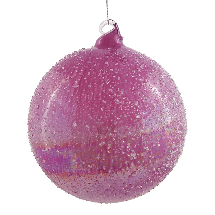 Jim Marvin 120mm Glass Beaded Ball Ornament