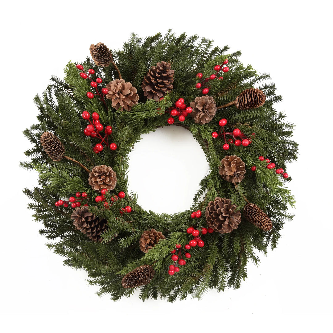 Winward Mixed Berry & Pine Wreath