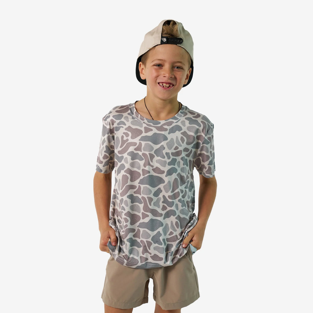 Burlebo Kid's Classic Camo Go To Tee