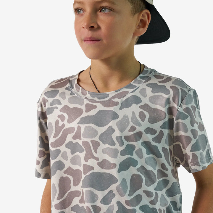 Burlebo Kid's Classic Camo Go To Tee