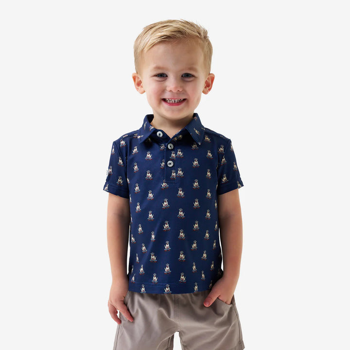 Burlebo Kid's Skate Dog Performance Polo
