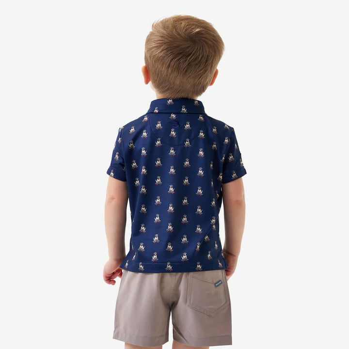 Burlebo Kid's Skate Dog Performance Polo