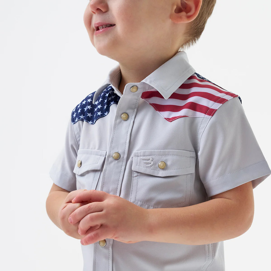 Burlebo Kid's All American Performance Western Shirt