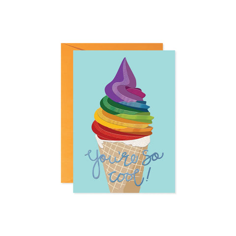 You're So Cool Cone Greeting Card