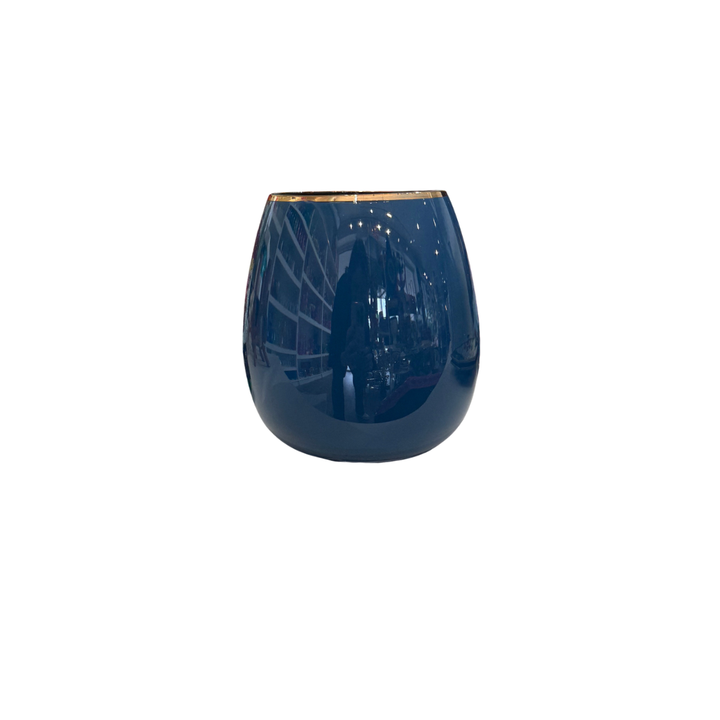 Glitterville Sugar Plum Stemless Wine Glass