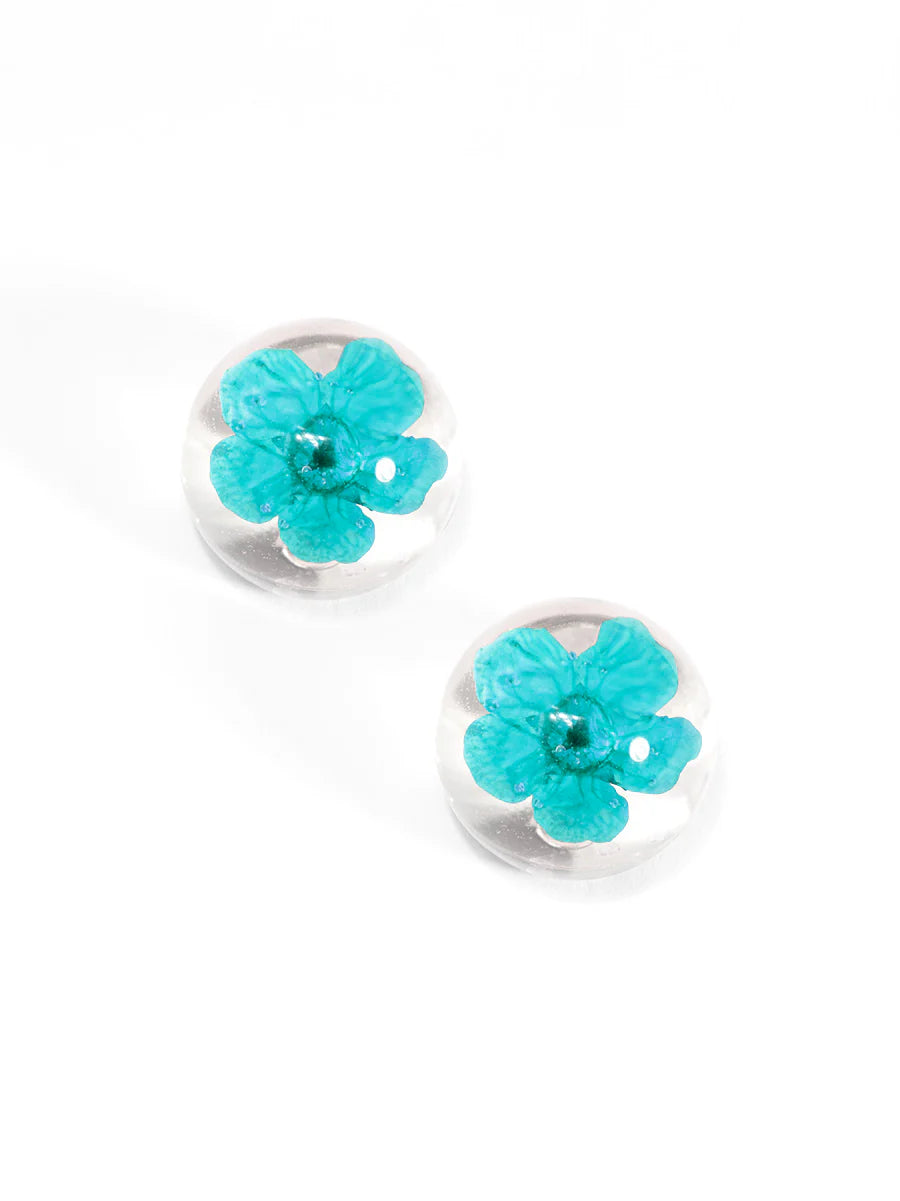 Zenzii Amelia Lucite Floating Stud Earring