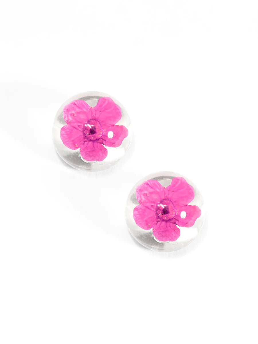 Zenzii Amelia Lucite Floating Stud Earring