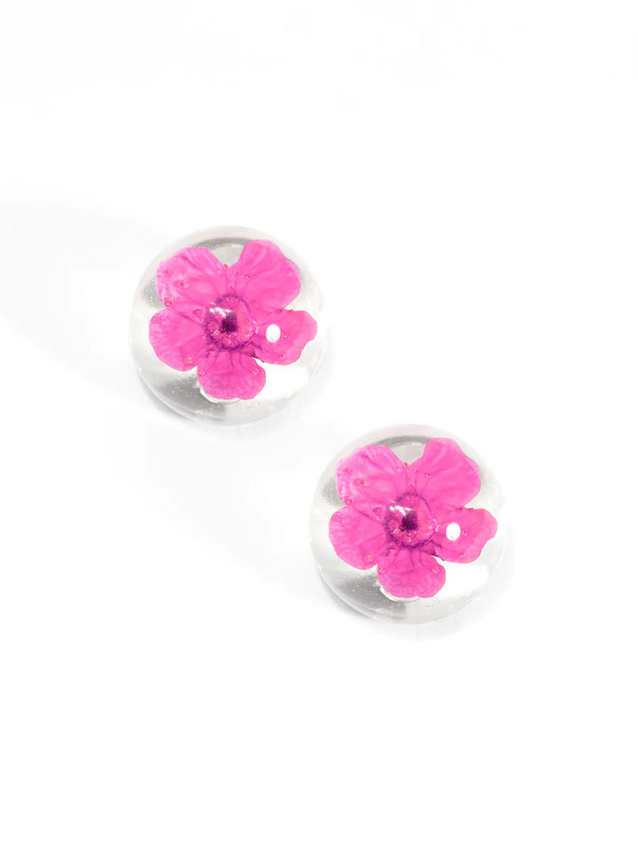 Zenzii Amelia Lucite Floating Stud Earring