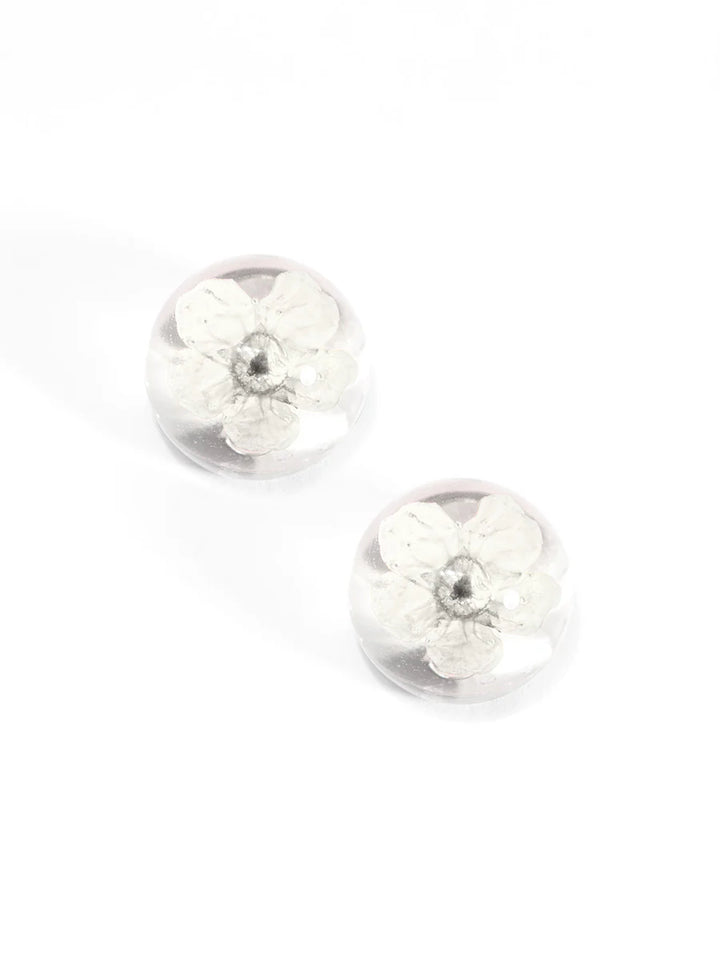 Zenzii Amelia Lucite Floating Stud Earring