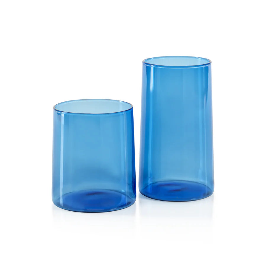 L'Avenue Light Colbalt Tumbler Glass