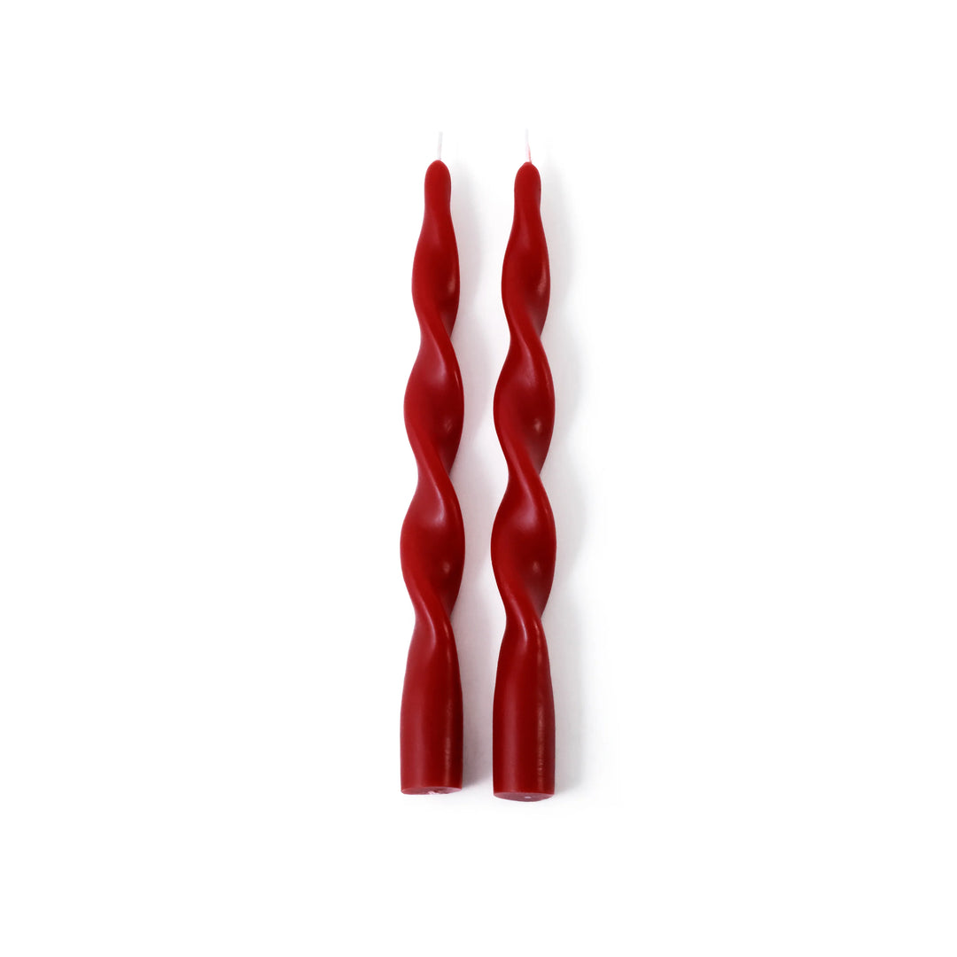 Ivory Lumière Twist Formal Candles