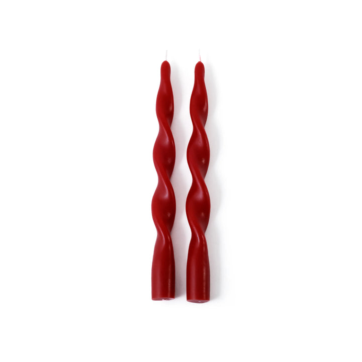 Ivory Lumière Twist Formal Candles