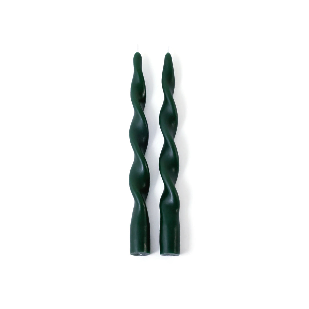 Ivory Lumière Twist Formal Candles