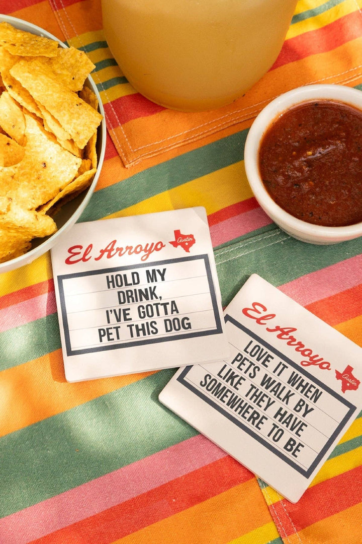 El Arroyo Marquee Coaster Set