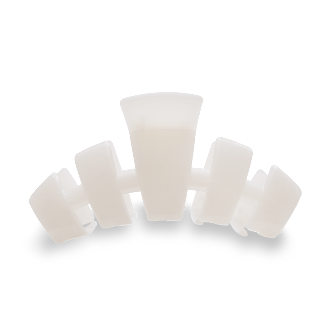 TELETIES Coconut White Classic Hair Clip