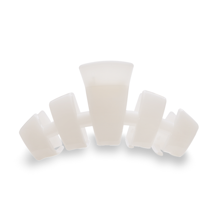 TELETIES Coconut White Classic Hair Clip