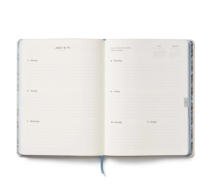 Rifle Paper Co. 2027 12-Month Embroidered Bookbound Planner