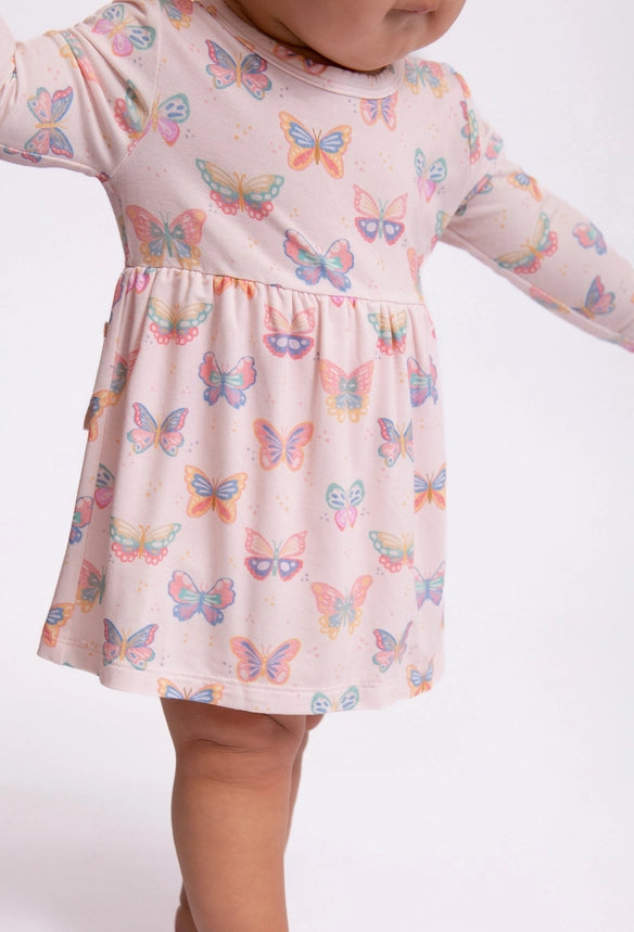 Goosies Kid's Butterfly Bliss Bodysuit Dress