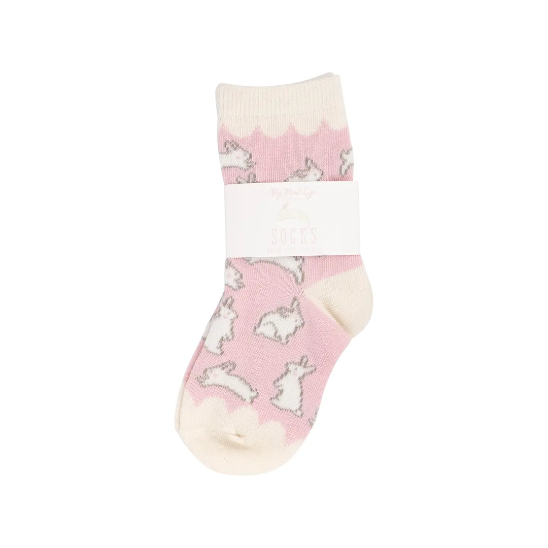 My Minds Eye Kid's Sweet Bunnies Socks