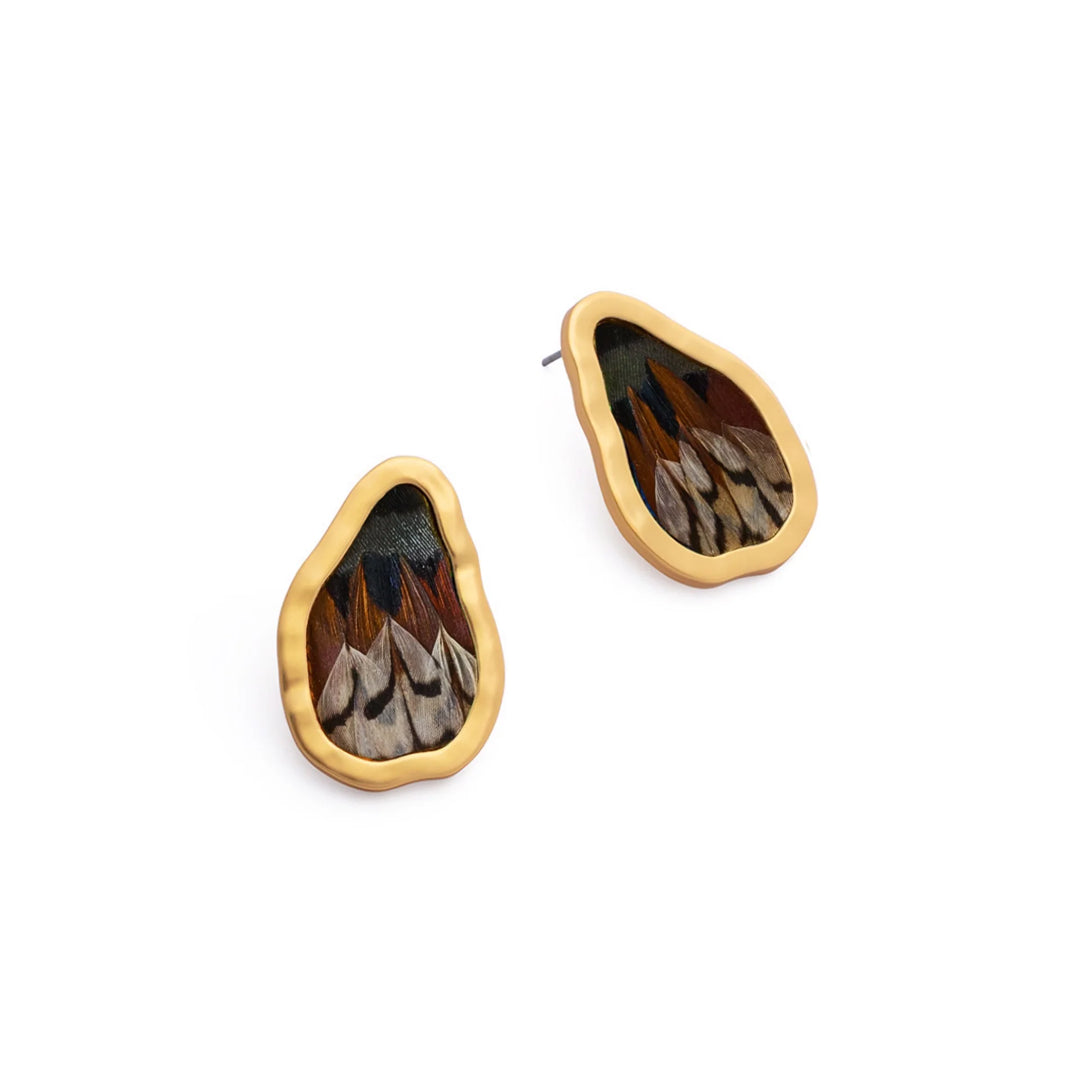 Brackish Keegan Large Organic Stud Earring