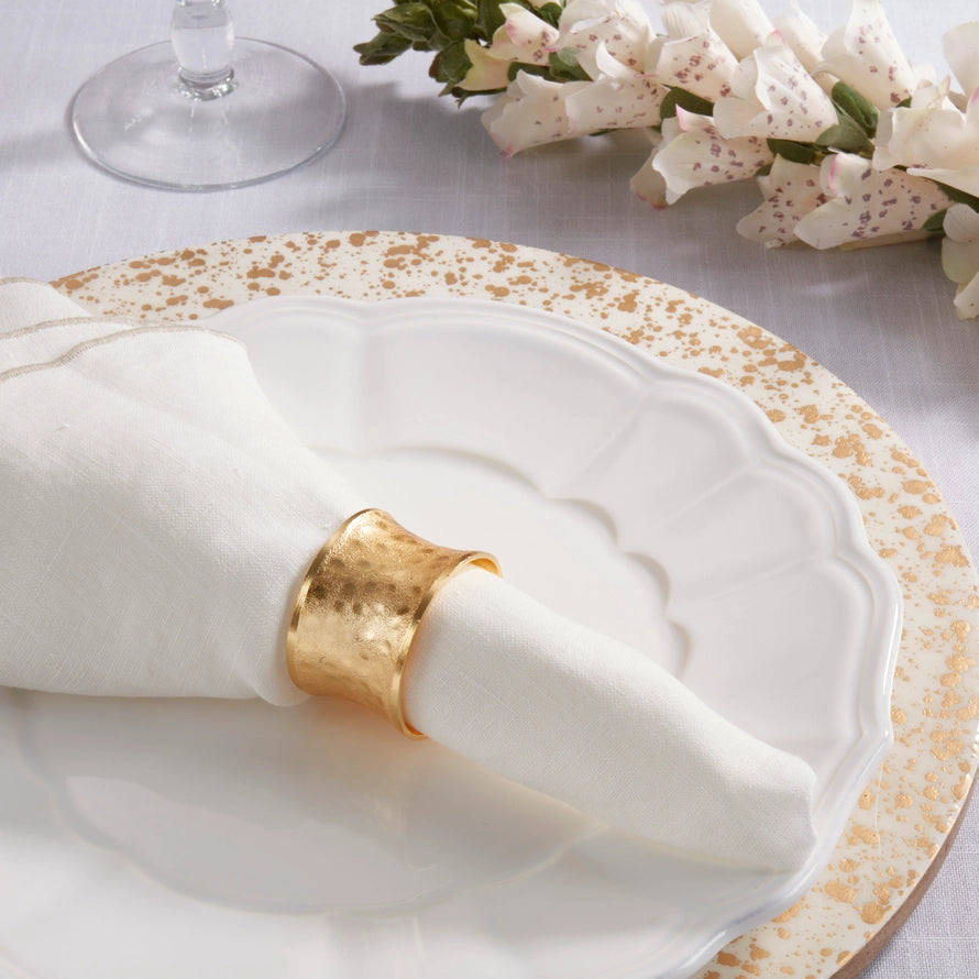 Hammered Napkin Ring
