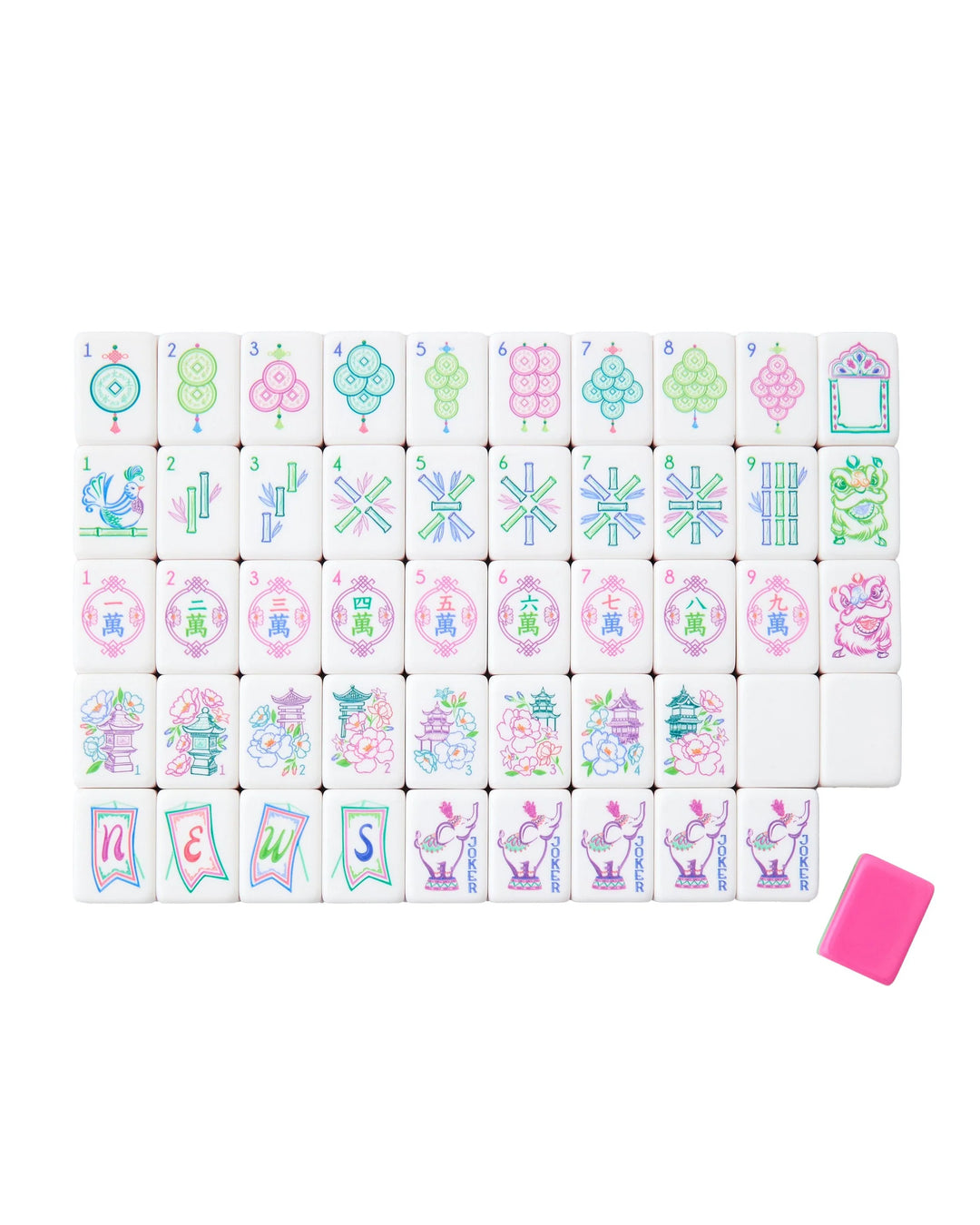 Oh My Mahjong Mahjong Tile Set