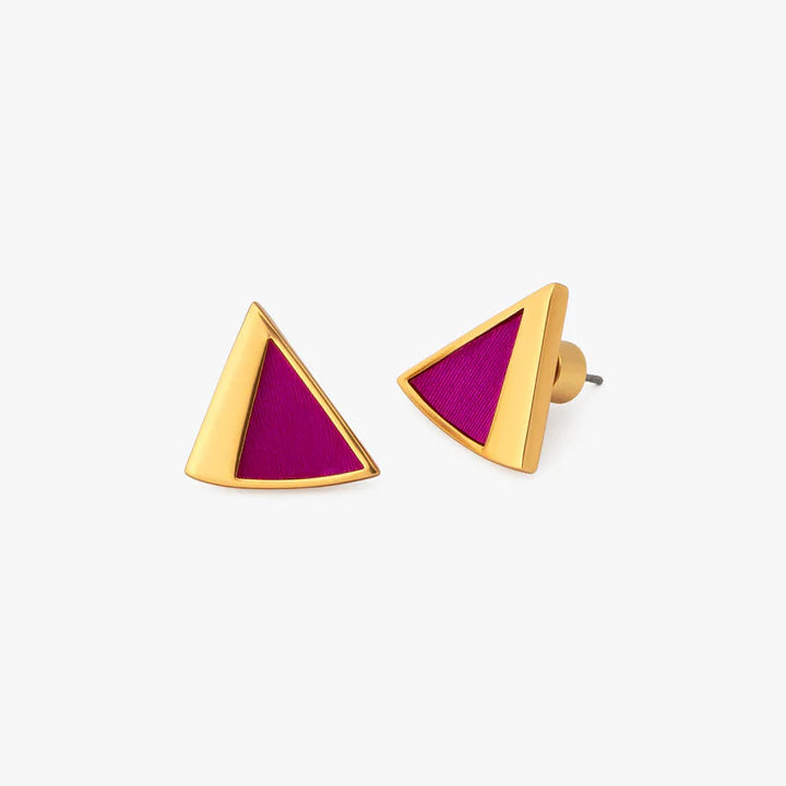 Brackish Triangle Stud Earring Amelia
