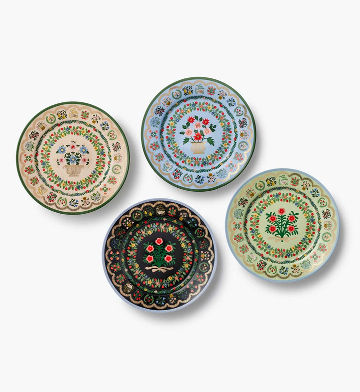 Rifle Paper Co Rosette Porcelain Dessert Plate