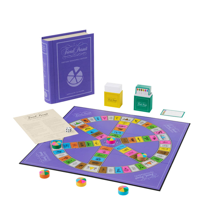 WS Game Company Trivial Pursuit Vintage Bookshelf Edition