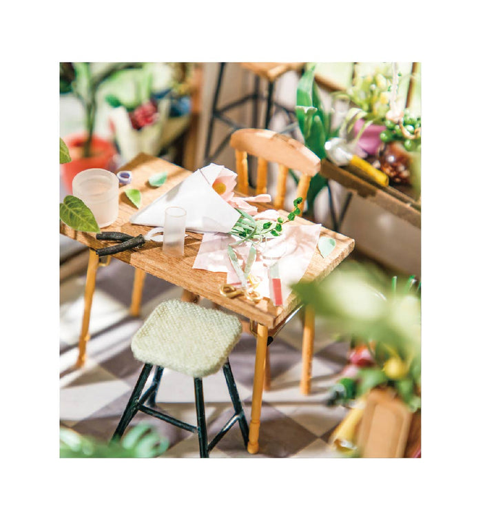 Robotime DIY Flowerist House Puzzle Emily's Flower Shop