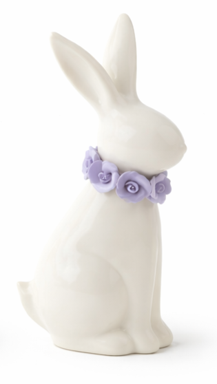 Bunny with Floral Collar