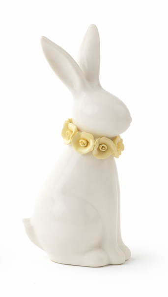 Bunny with Floral Collar