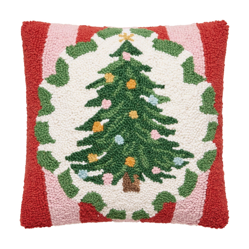 Pecking Handicrafts Holiday Frames Tree Hook Pillow