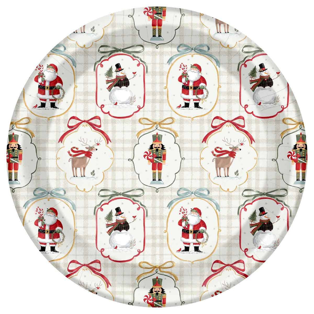 Frosty Fun Christmas Paper Plate