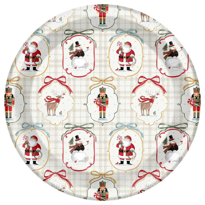 Frosty Fun Christmas Paper Plate
