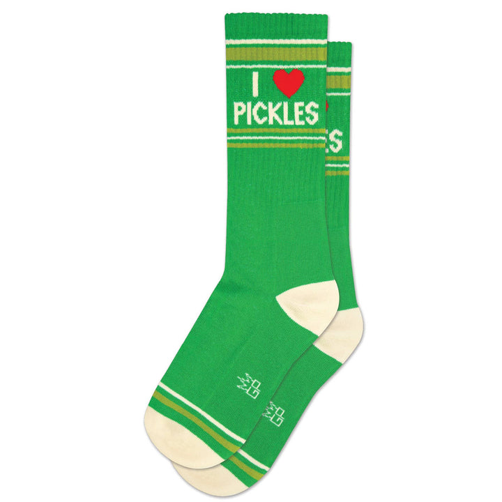 Gumball Poodle I ❤️ Pickles Gym Crew Socks