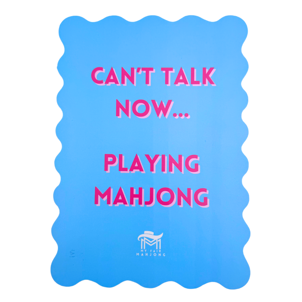 My Fair Mahjong Scalloped Edge Shuffle Card