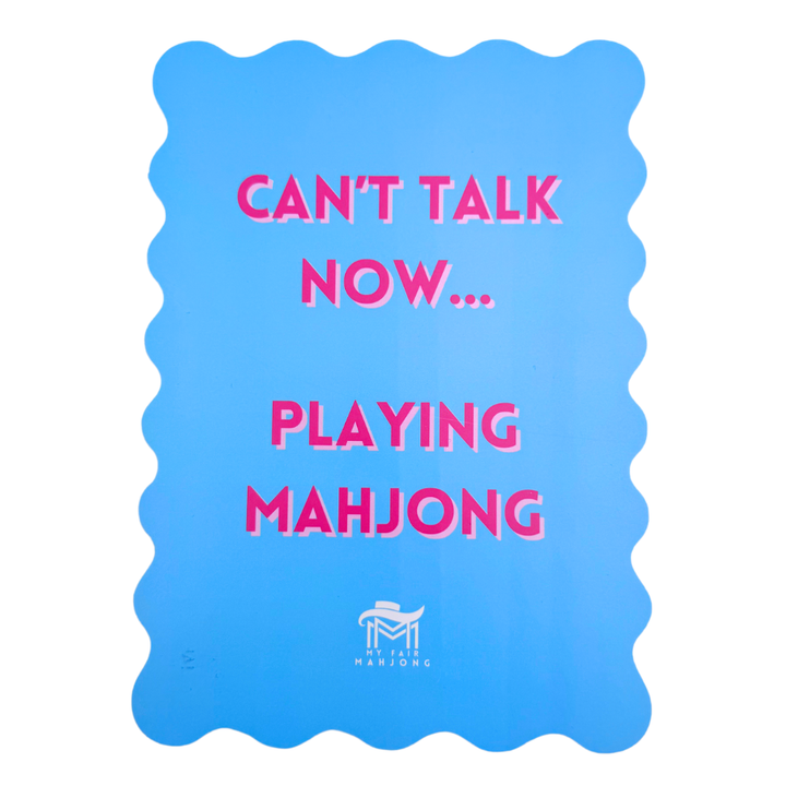 My Fair Mahjong Scalloped Edge Shuffle Card