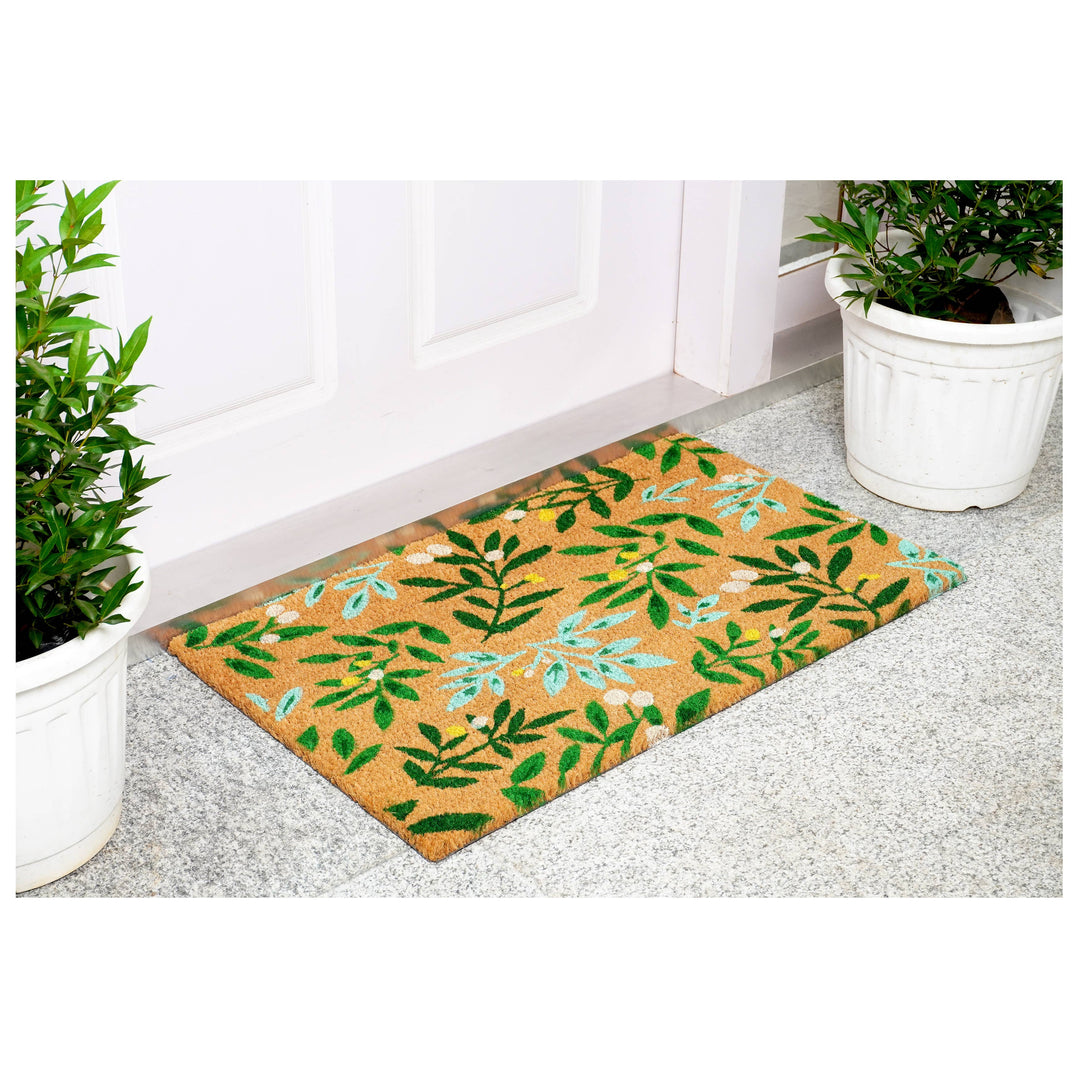 Calloway Mills Spring Botanical Olives Doormat